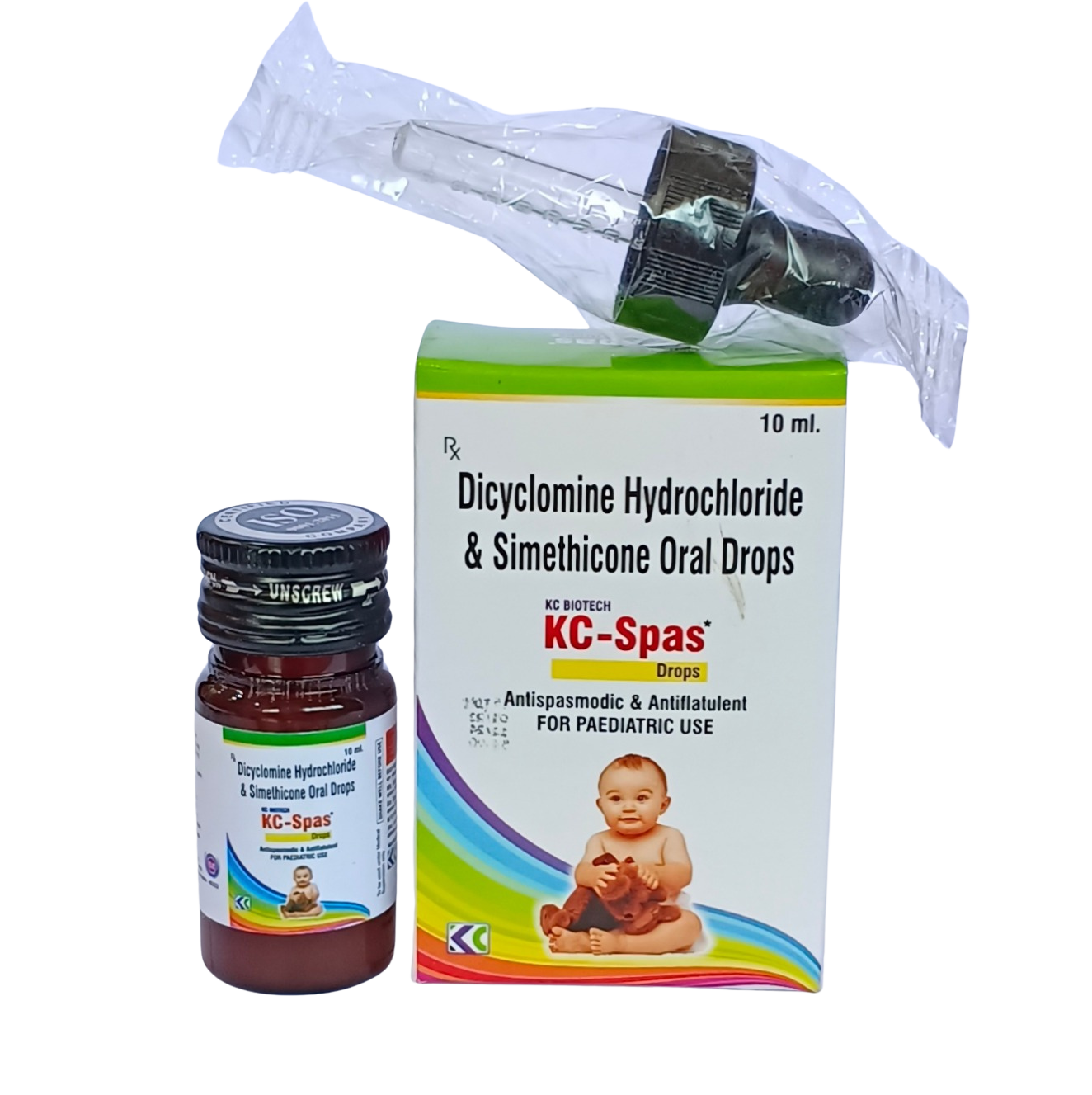 KC Spas Drops pediatric digestive comfort drops