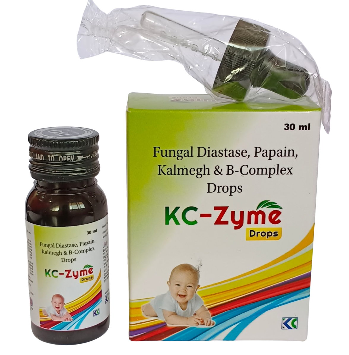 KC Zyme Drops pediatric digestive support