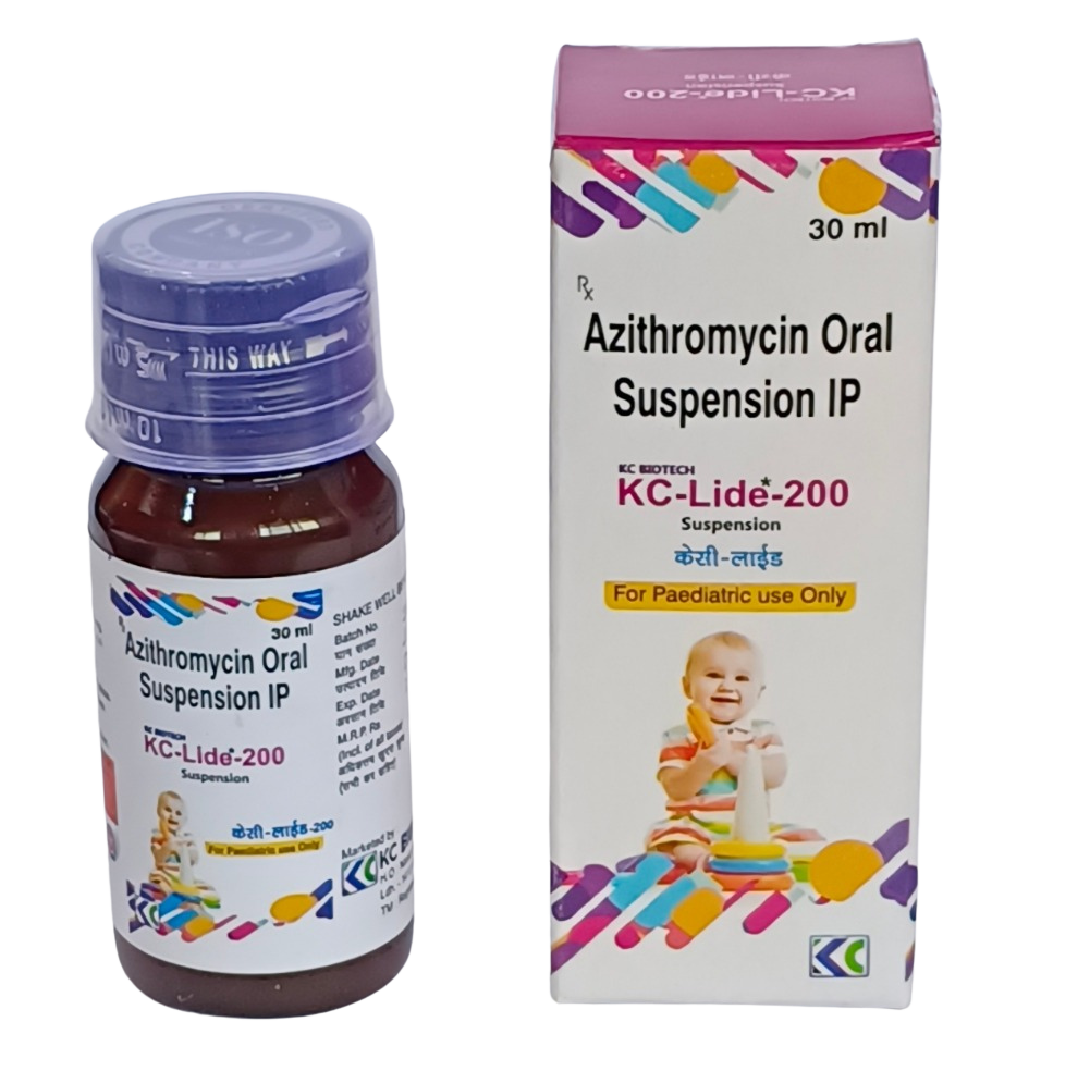 KC Lide-200 pediatric suspension article